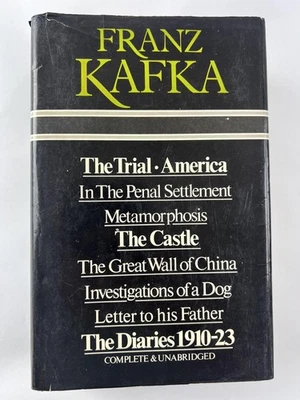Vintage Franz Kafka Complete Works Hardcover 1976 Secker Warburg Diaries Novels - Image 1 of 4