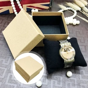 8Pcs Kraft Paper Watch Gift Box for Jewelry Storage and Travel - Picture 1 of 12