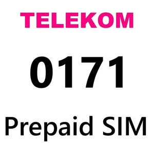 Telekom Prepaid Sim Karte mit Rufnummer 0171 Vorwahl - Bild 1 von 1