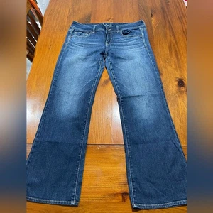 Jeans denim American Eagle Outfitters vintage Y2k elasticizzato slim boot taglia 12 S - Foto 1 di 5