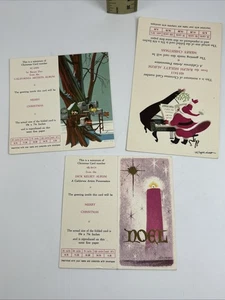 Verkäufer Musterkarten Weihnachtskarten Vintage Werbung 3 Stück - Bild 1 von 7
