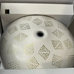 Opalhouse White & Gold Dotted Orb Ultrasonic Essential Oil Diffuser 200 ml NIB - Bild 1 von 11