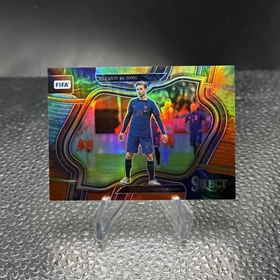 2022-23 Panini Select FIFA FRENKIE DE JONG /49 Tie-Dye Prizm Netherlands #233 - Image 1 of 3