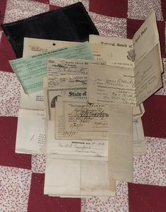 Documenti Vintage Arruolamento Navale Documenti Prop Alabama Con Portafoglio - Foto 1 di 6