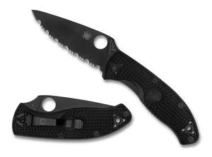 Spyderco Coltelli Tenacious Liner Lock Nero FRN SpyderEdge C122SBBK - Foto 1 di 4