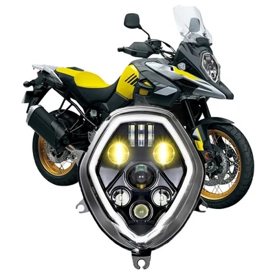 Farol LED DRL plug and play para Suzuki V-Strom 650 1000 DL650 DL1000 - Imagem 1 de 4