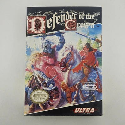 Defender of the Crown (Nintendo NES, 1989) w/ Box - Tested & Cleaned Cartridge - - Image 1 of 4