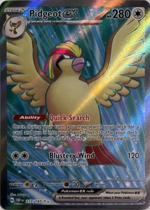Pokemon TCG Pidgeot ex 217/197 Fiamme di Ossidiana - Foto 1 di 2