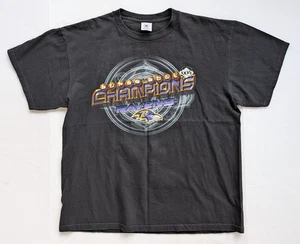 Camisa De Colección Baltimore Ravens Para Hombres Grande Super Bowl XXXV Doble Cara Negra NFL - Imagen 1 de 7