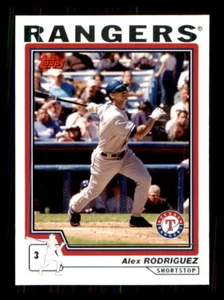 2004 Baseball Topps Alex Rodriguez Texas Rangers #100 - Picture 1 of 2
