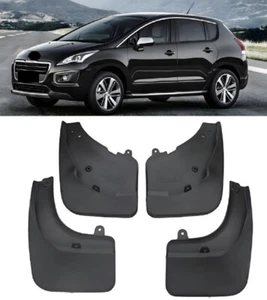 Front & Rear Fender Guard Mud Flaps Splash Protector For 2009-2015 Peugeot 3008 - Picture 1 of 2