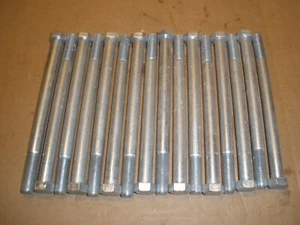 (16) NOS Lamson 7/16-20 x 6" Bolts Hex Head Cap Screws Vintage USA - Picture 1 of 4
