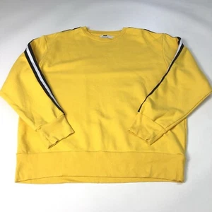TOPSHOP Men's Mustard Yellow Cotton Rich Sweatshirt Medium 38-40in Chest - Picture 1 of 9