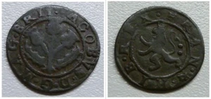 Scotland Hammered James VI Æ Twopence or 'Turner' (1623) S5524 - Picture 1 of 4