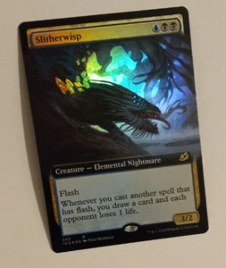 Slitherwisp Extended Art FOIL NM/M Magic the Gathering Ikoria MTG - Picture 1 of 2