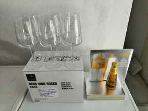 Crodino 47.8 CL 47.8 Cl - 2022 Complete Set of 6 Glass Glasses Nexo Red Wine Aperitif - Picture 1 of 10
