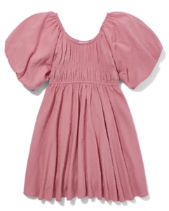 Sugar & Jade Tween Girls Puff Dress - Pink Size 16 18 XL Easter - Picture 1 of 1