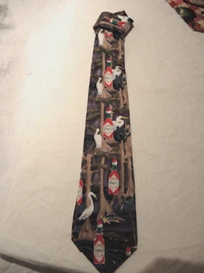 TWO Vintage Men's TABASCO  neckties 100% Silk - Picture 1 of 6