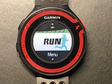 Garmin Forerunner 220 GPS Running Watch Very Good Used Condition Black Red