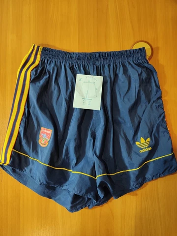 Arsenal London 1991 1992 1993 away Sz 36" Adidas shorts soccer football vintage Cover