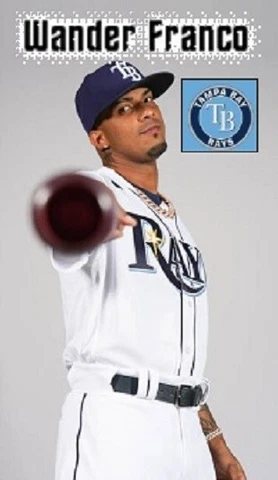 Wander Franco Tampa Bay Rays Baseball Refrigerator Magnet #02 Cover