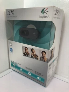Micrófono Logitech C270 HD 720P USB 2.0 cámara web HD ¡NUEVO SELLADO!¡! - Imagen 1 de 12