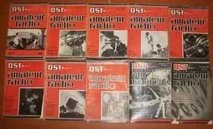 QST Amateur Radio Magazine 10 1930s issues Ham Experimental Equipment Television - Zdjęcie 1 z 6