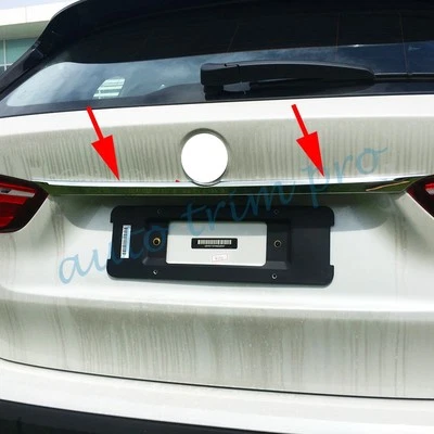 Tampa do porta-malas traseira com moldura cromada acabamento para acessórios BMW F48 X1 2016-2021 - Imagem 1 de 4