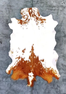 Dual Color Goat Hide, Leather Fur, Taxidermy Summer Coat, Animal Skin Pelt - Image 1 of 4