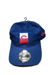 Nuevo con etiquetas Nuevo Chicago Cubs New Era 9Twenty Logotipo Sombrero Ajustable - Imagen 1 de 2