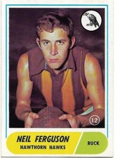 1969 Scanlens (12) Neil FERGUSON Hawthorn