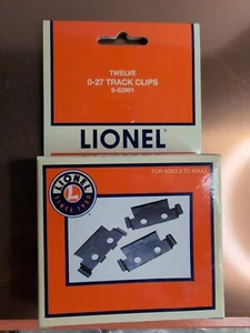 LIONEL O-27 TRACK CLIPS (12 IN BOX) 6-62901 NEW (NOS) - Picture 1 of 4