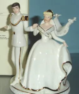 Lenox Disney Cinderella & Prinz Magischer Moment Hochzeitstorte Topper Figur Neu - Bild 1 von 6