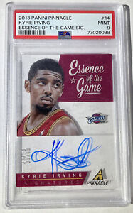 2013-14 Pinnacle Essence of the Game Signatures /99 Kyrie Irving #14 Auto PSA 9
