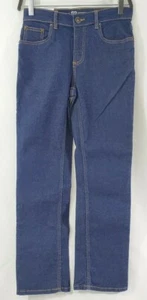 Route 66 Boys (12) 26"x27L Jeans Strait Flexible Waist Dark Wash Denim Pants NEW - Picture 1 of 6
