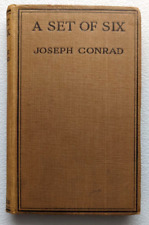 A Set of Six Hardcover 1920 Vintage by Joseph Conrad