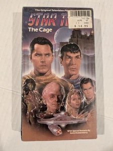 Star Trek The Cage VHS Sealed! Episode 1 Original Seal - Picture 1 of 6