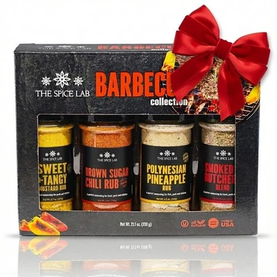 Juego de Regalo Barbacoa The Spice Lab - Colección de Condimentos para Parrilla Gourmet...  Foto 1 de 4