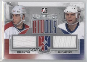 2012 ITG Forever Rivals Series Jersey Silver Mark Recchi Mike Gartner #R-12 HOF - Picture 1 of 3