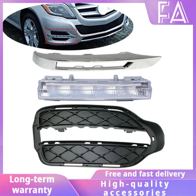 3Pcs Right Front Fog right  Light Kit For 2013-2015 Mercedes-Benz GLK350 - Image 1 of 4
