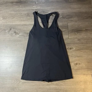 Alo Yoga Don’t Get It Twisted Tank Top Black Fitness Outdoor Casual Sz XS No Tag - Picture 1 of 8
