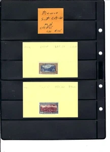 MÉXICO 1934 (Scott# C59 y C60) - Como nuevo con bisagras - (2184) - Imagen 1 de 1