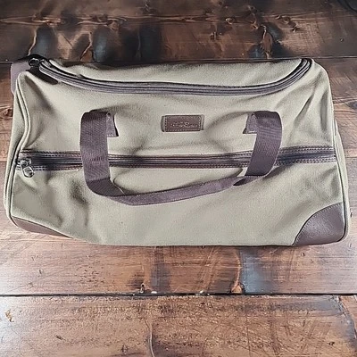 Bella Russo 20 x 11 x 11 Canvas Travel Carry or Rolling Trolley Duffle Bag! EUC! - Image 1 of 4