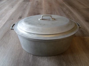 VINTAGE SUPERSILVINUM 6 QUART DUTCH POT PAN ROASTER WITH LID - Picture 1 of 4