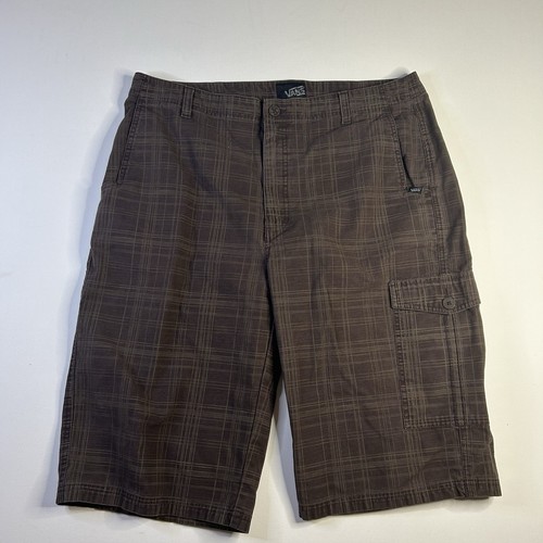 Pantaloncini vintage Vans Off The Wall uomo 36 unici astratti geometrici skateboard