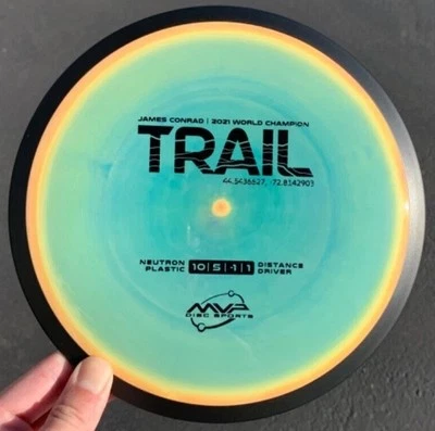 Axiom MVP Neutron Trail RARE Transitional Color Swirl STUNNER 2 Conrad Disc Golf - Image 1 of 4
