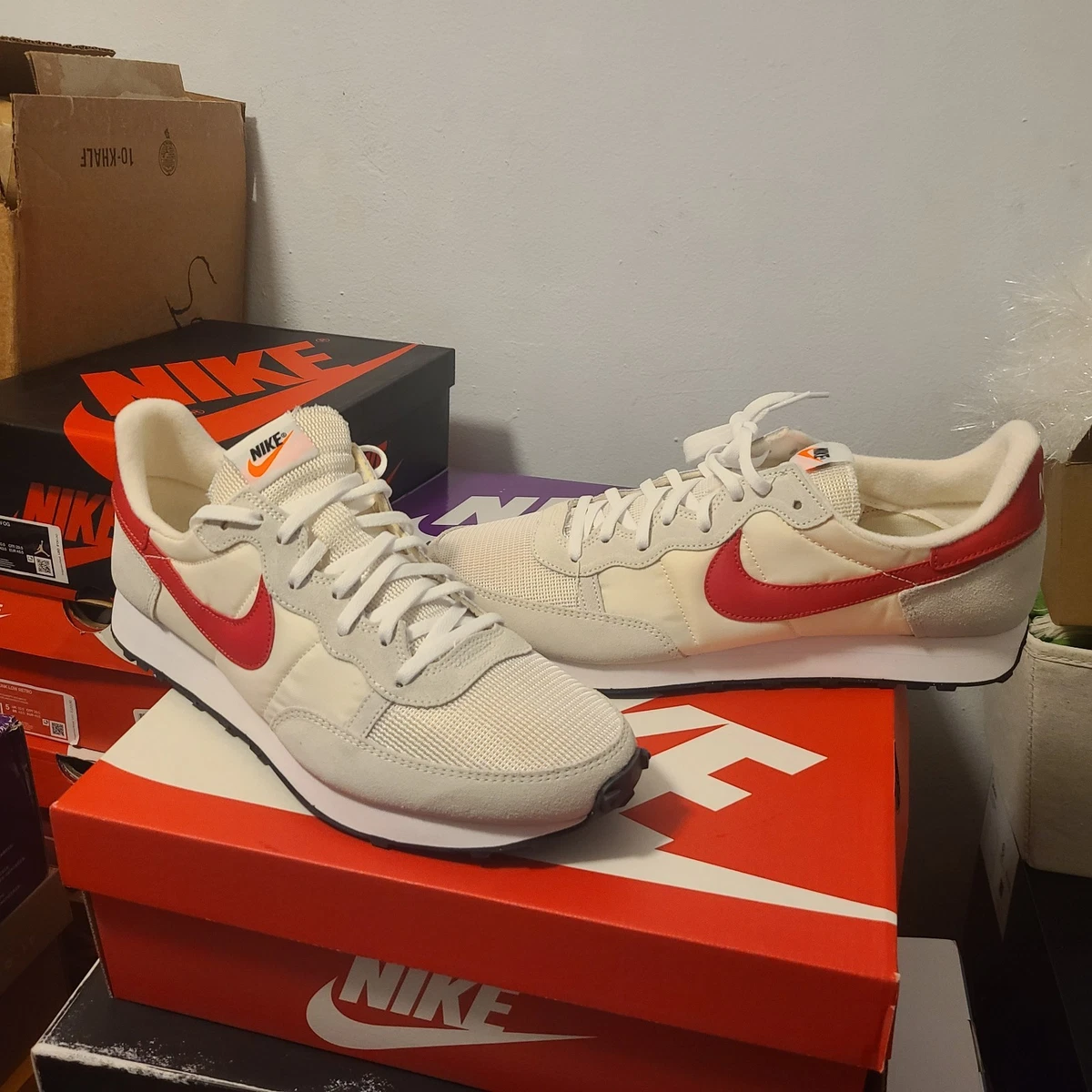 NIKE Challenger 2 ホワイト 30cm 2013 Nike Air Tech Challenge II White turbo Green Sz 12 Men Shoes