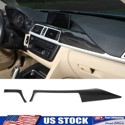 ABS Carbon Fiber Interior Dash Panel Trim Fits BMW 330i F30 F31 430i M3 13-19 — 第 1/4 张图片