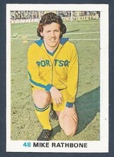 FKS 1977/78 SOCCER STARS- #048-BIRMINGHAM CITY-MIKE (MICHAEL) RATHBONE