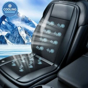 AU Car Heating&Cooling Car Seat Cushion 8Fans+12V System Breathable Seat Cover - Picture 1 of 9